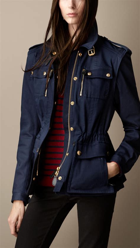 burberry blue jacket|burberry coats for women.